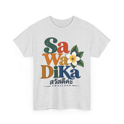 SaWaDiKa Vintage Greeting Thailand Heavy Cotton T-Shirt