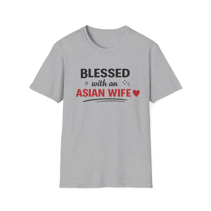 Bless With An Asian Wife Softstyle T-Shirt