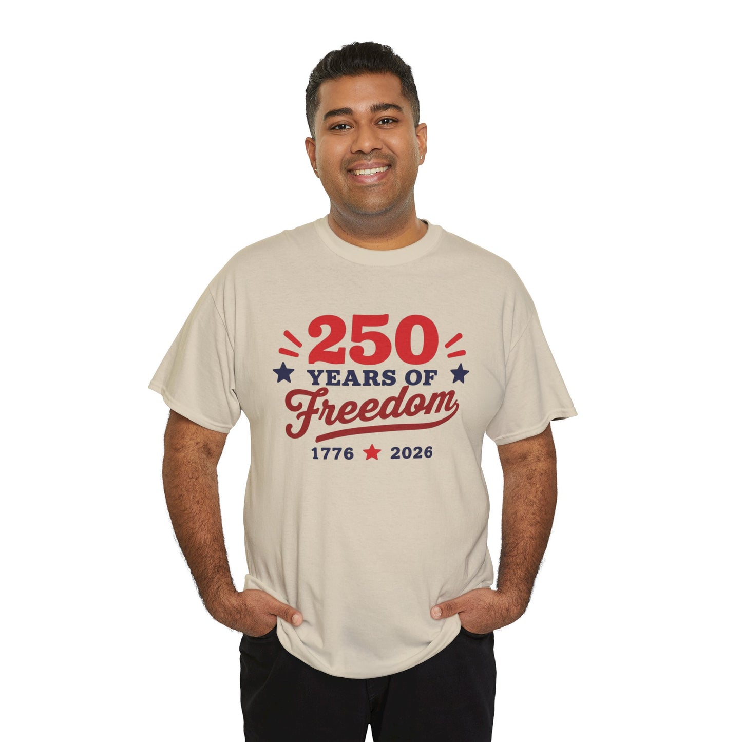 250 Years of Freedom 1776–2026 Unisex Tee