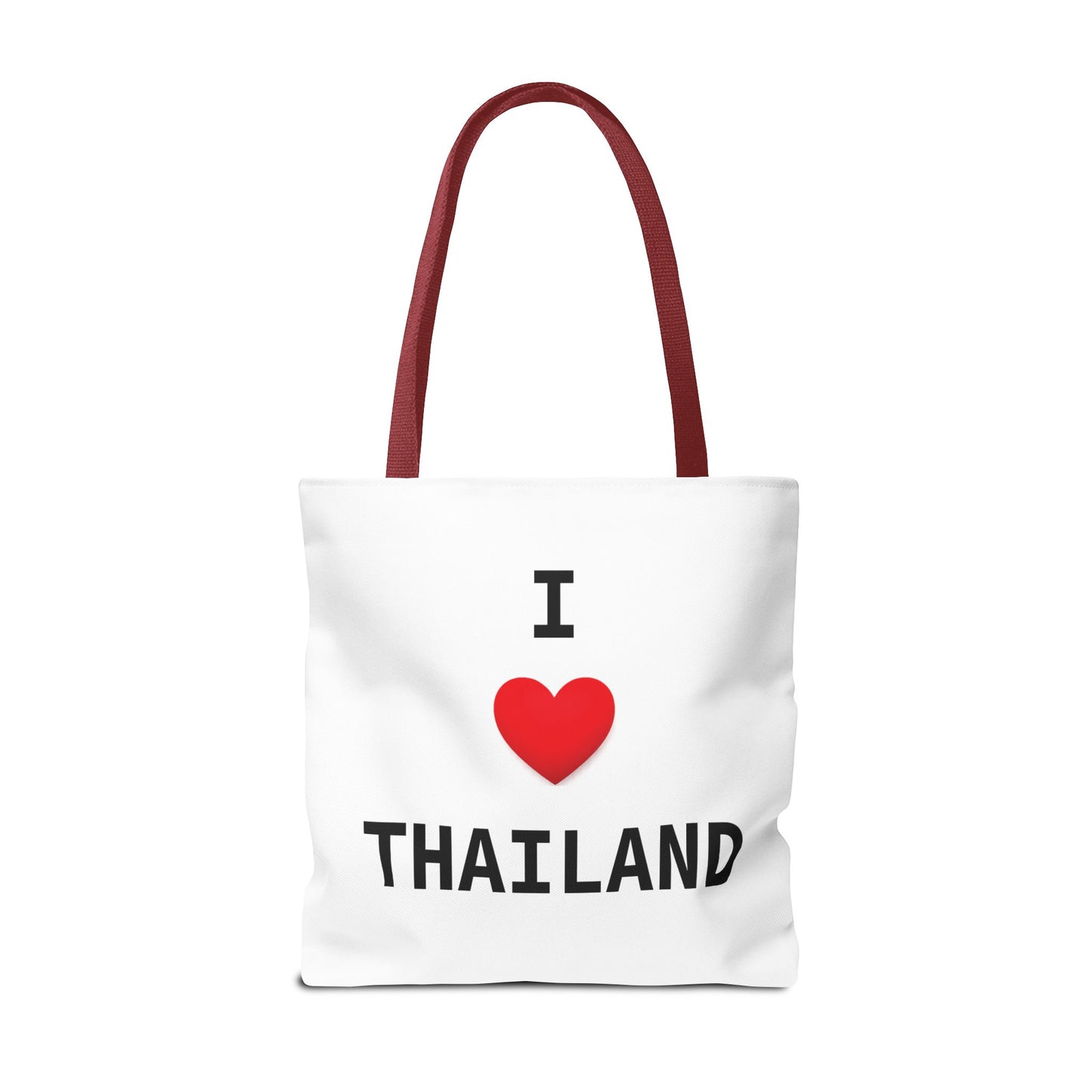 I heart Thailand with Thailand flag Tote Bag (AOP)