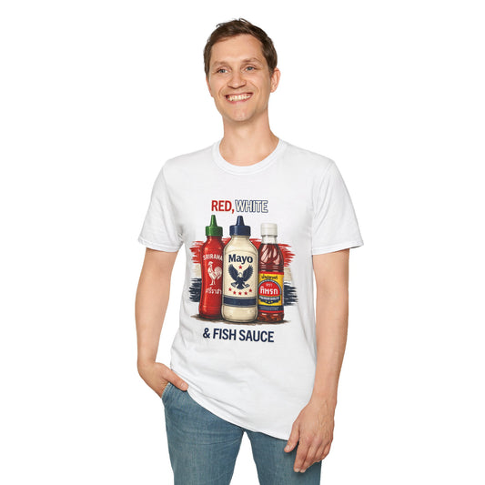 Red, White & Fish Sauce Tee