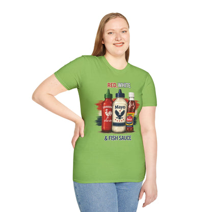 Red, White & Fish Sauce Unisex SoftStyle Tee