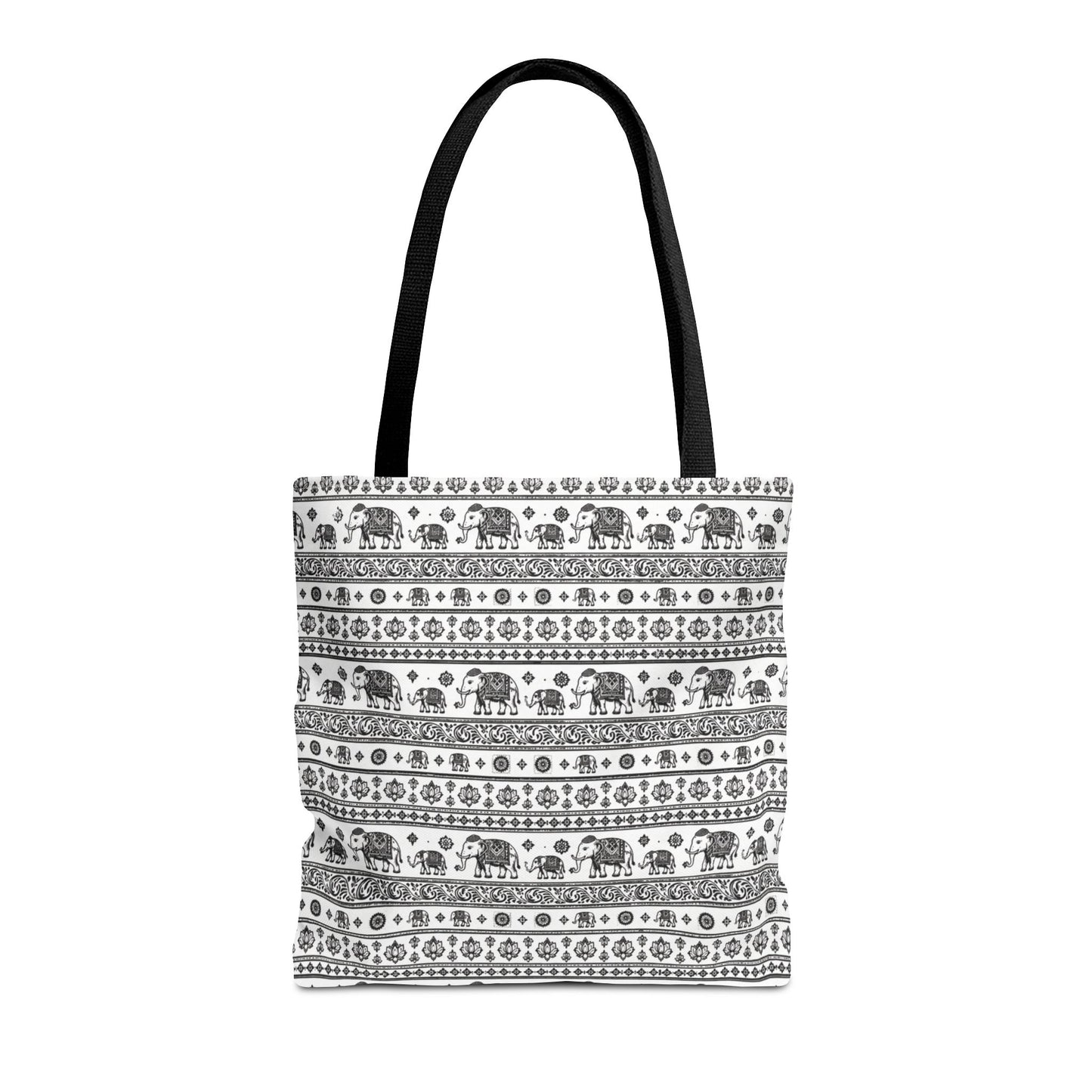 Thai Elephant Tote Bag - Patterned AOP