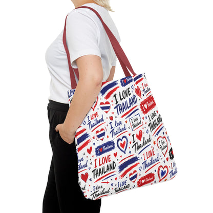 I love Thailand Tote Bag Wide Bottom
