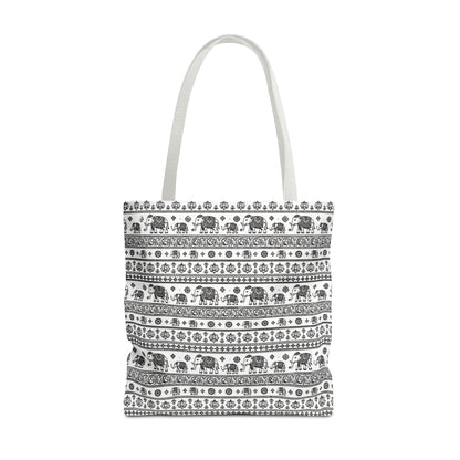 Thai Elephant Tote Bag - Patterned AOP