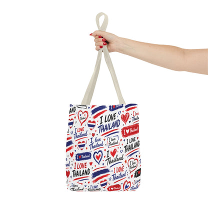 I love Thailand Tote Bag Wide Bottom
