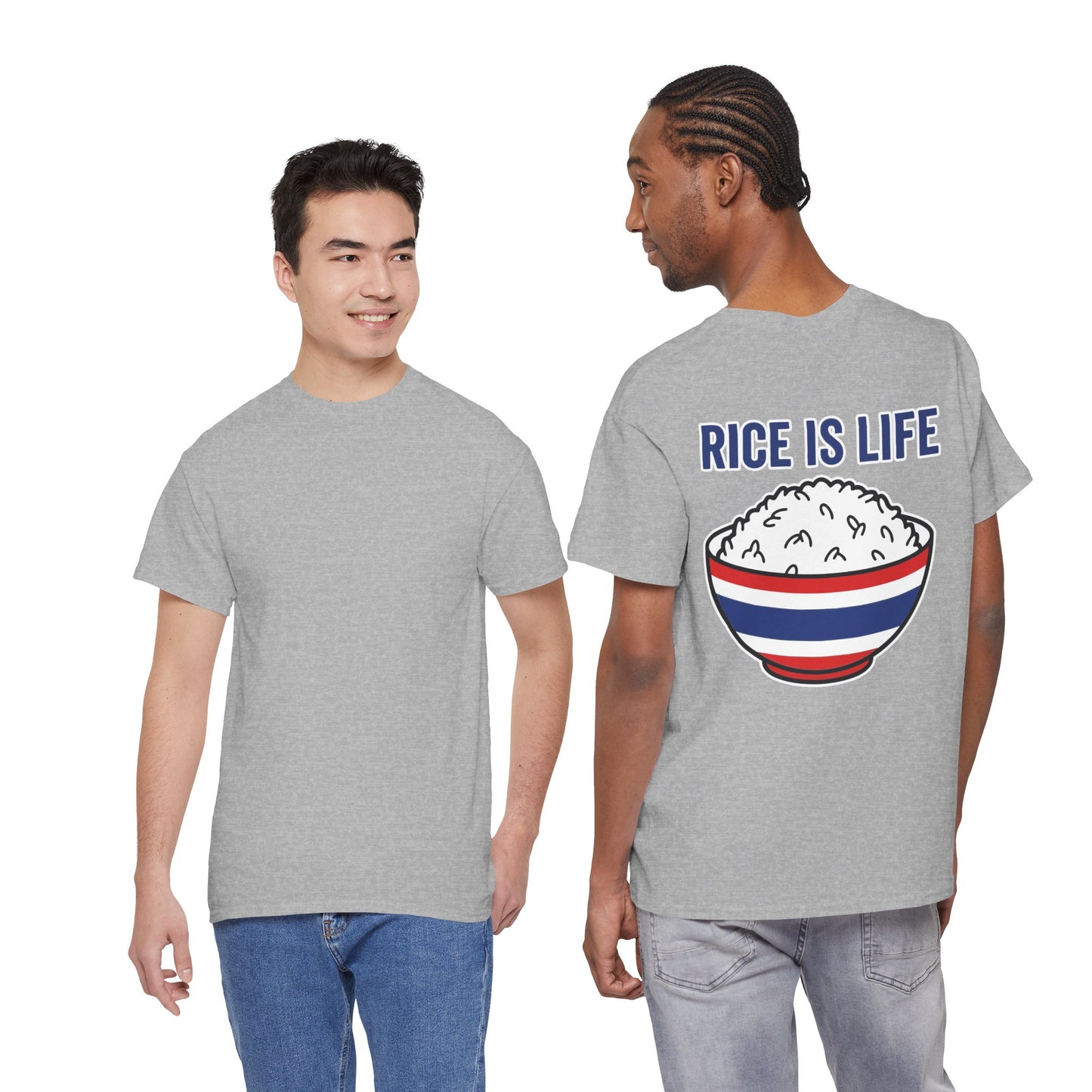Rice is Life (Back) Heavy Cotton Tee