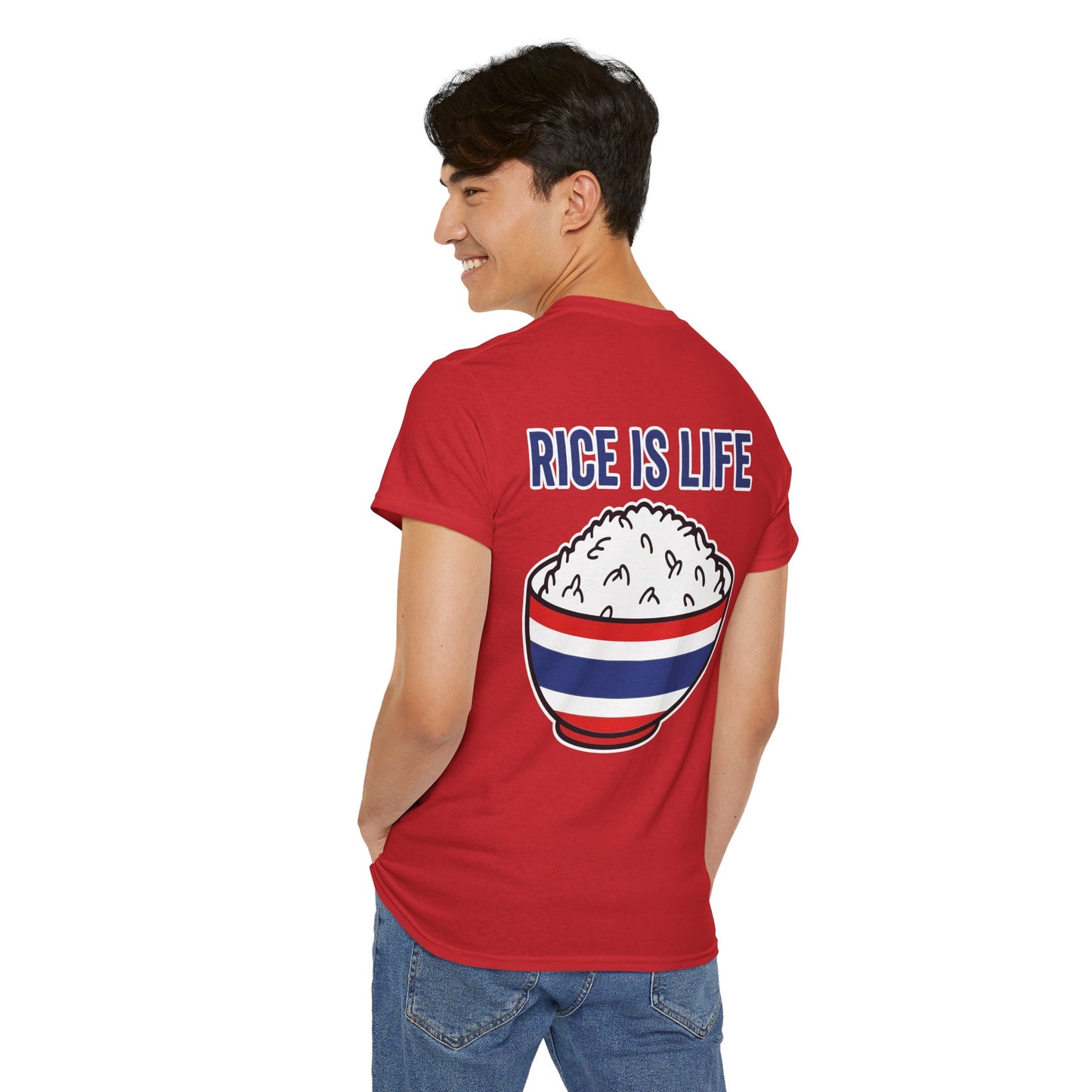 Rice is Life (Back) Heavy Cotton Tee