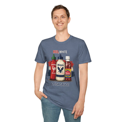 Red, White & Fish Sauce Unisex SoftStyle Tee