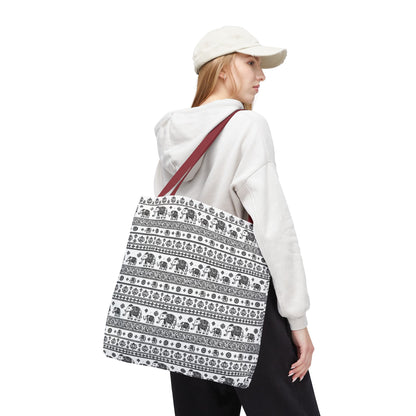 Thai Elephant Tote Bag - Patterned AOP