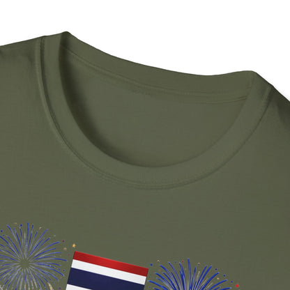 Sawasdee & Happy 4th of July Tee