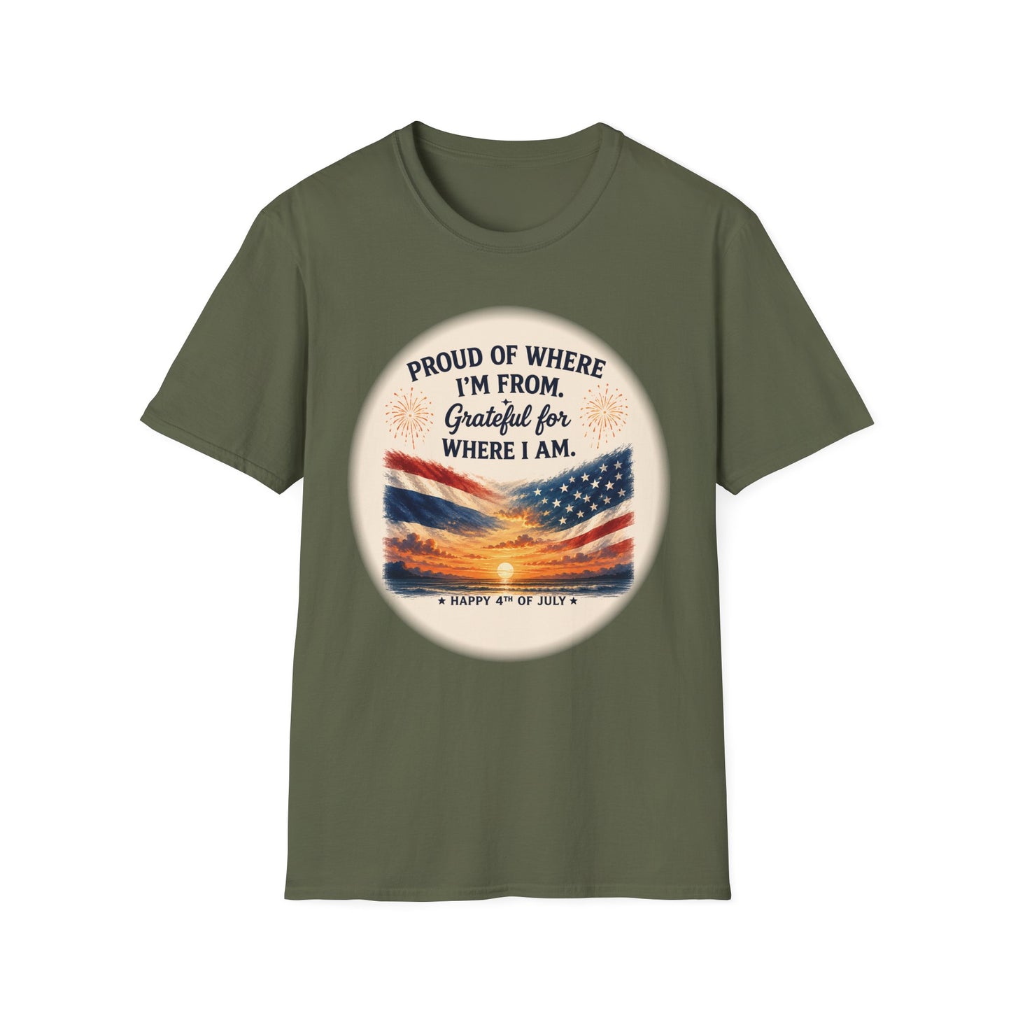 Proud of Where I'm From, Grateful for Where I am tee