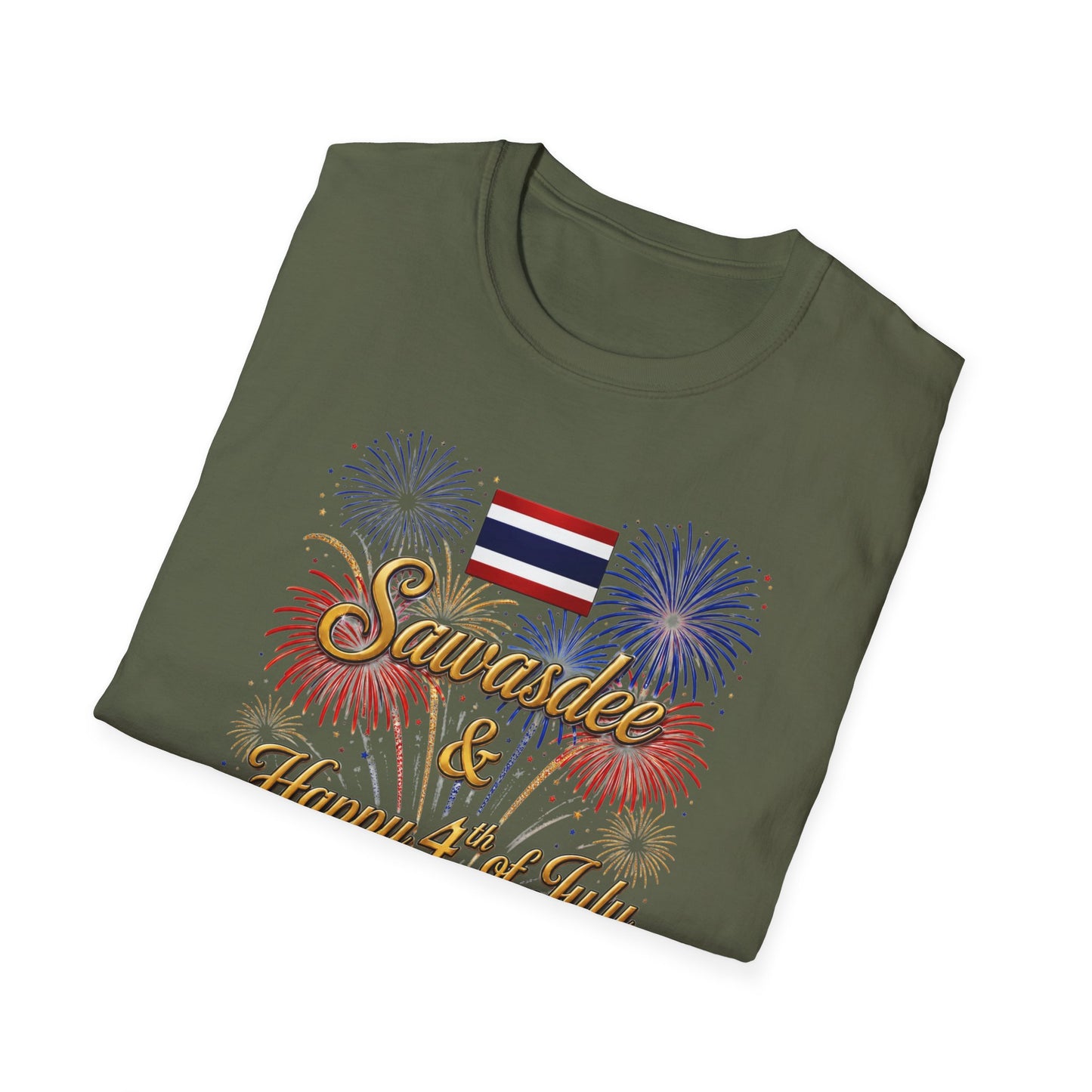 Sawasdee & Happy 4th of July Tee