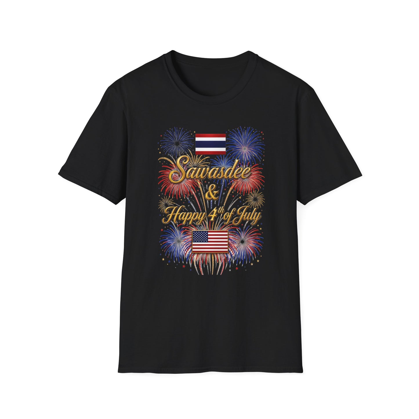 Sawasdee & Happy 4th of July Tee
