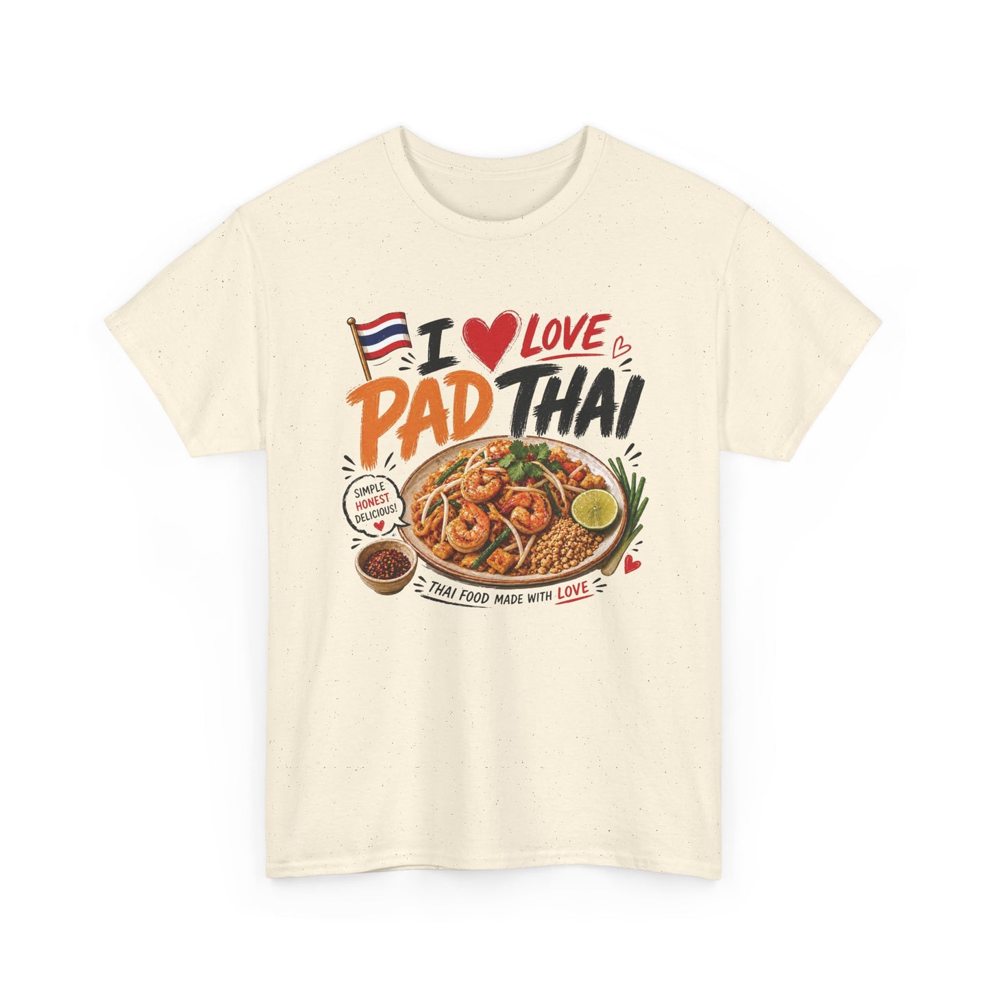 I Love Pad Thai Unisex Heavy Cotton Tee