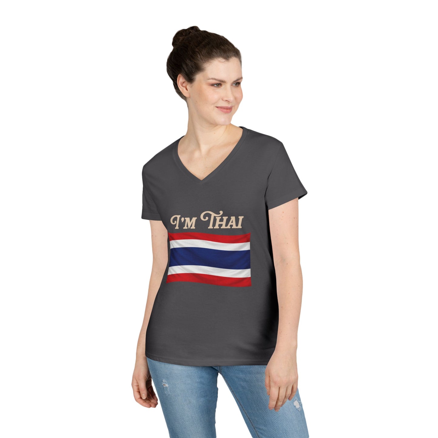 I’m Thai, Of Course I Speak Thailish V-Neck Tee