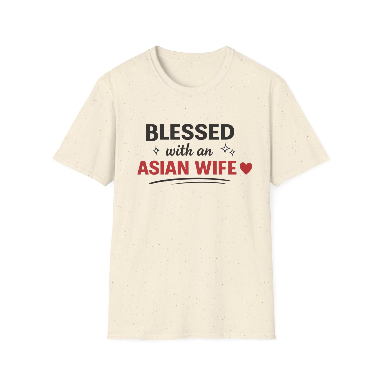 Bless With An Asian Wife Softstyle T-Shirt