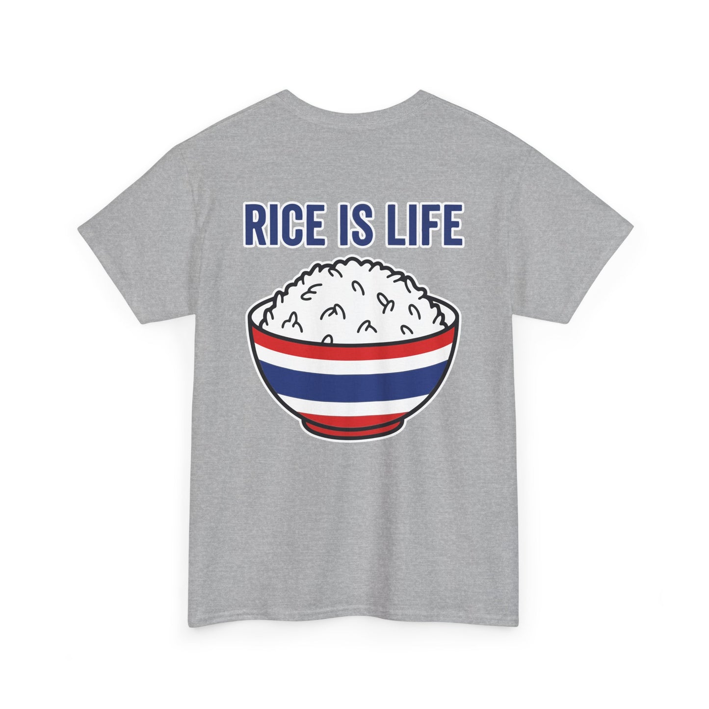 Rice is Life (Back) Heavy Cotton Tee