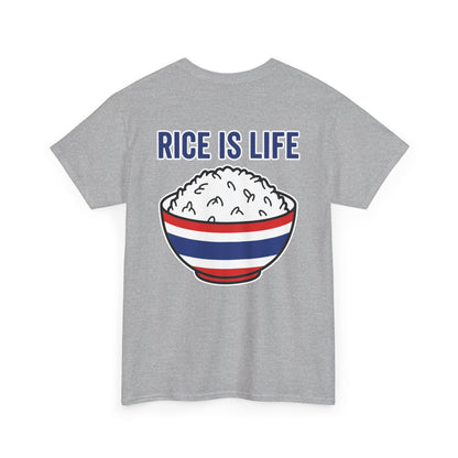 Rice is Life (Back) Heavy Cotton Tee