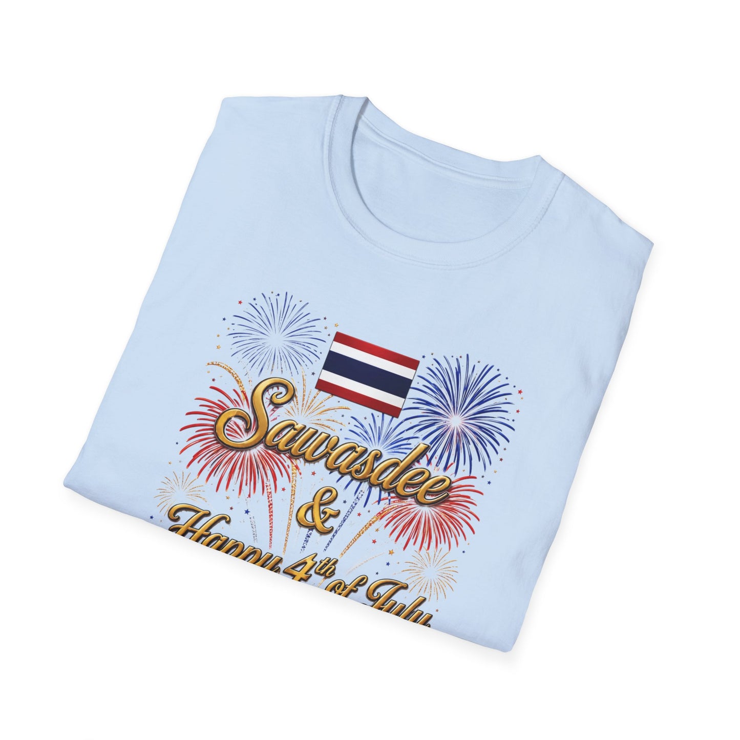Sawasdee & Happy 4th of July Tee