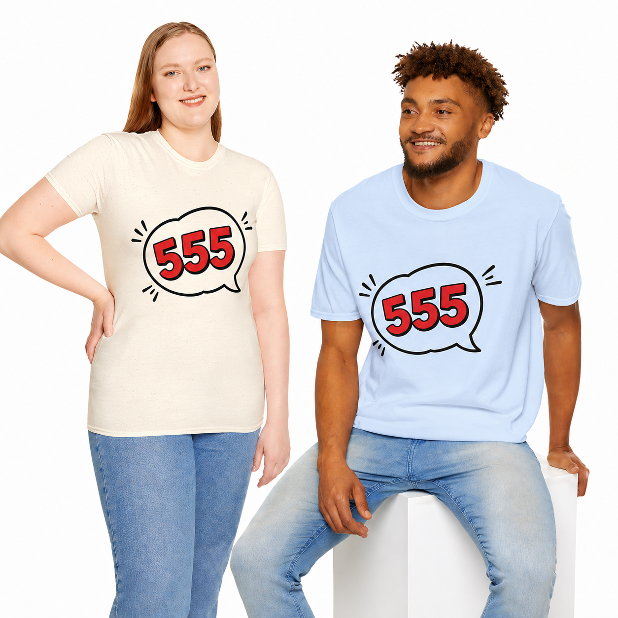 555 (Hahaha) Tee