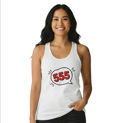 555 (Hahaha) Women Tank Top