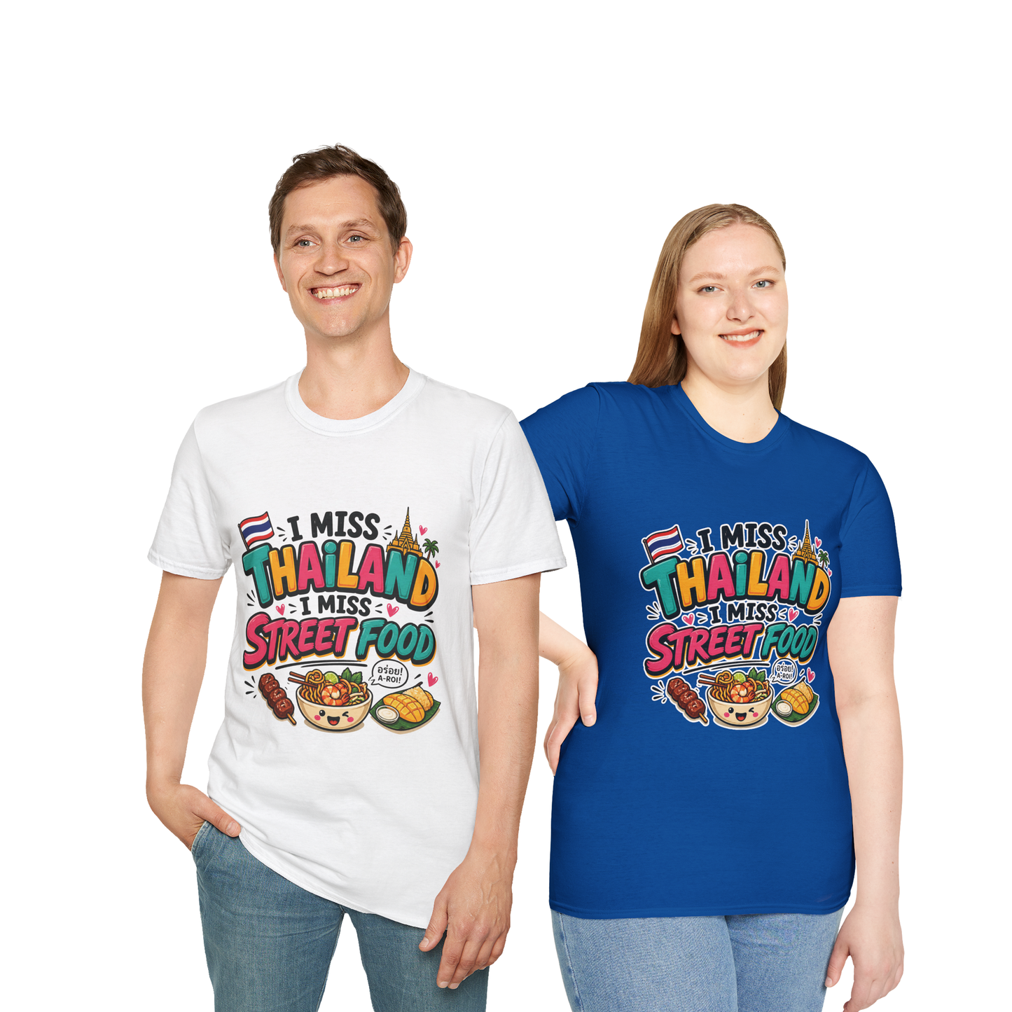I Miss Thailand I Miss Street Food Unisex Softstyle T-Shirt