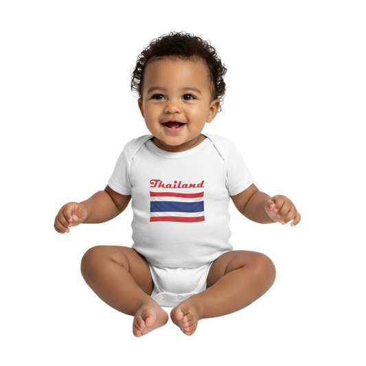 Thailand Flag Infant Fine Jersey Bodysuit