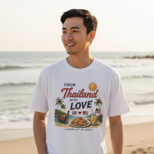 From Thailand With Love. 4th of July Unisex Tee