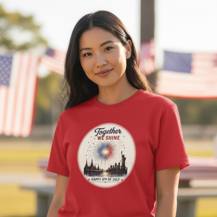 Together We Shine 4th of July Tee