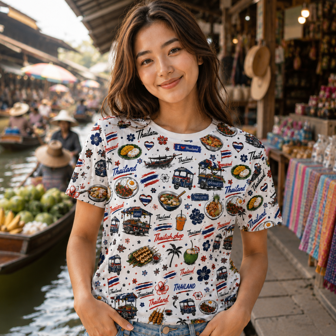 Thailand Iconic Unisex Cut & Sew Tee (AOP)