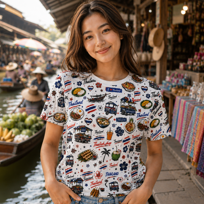 Thailand Iconic Unisex Cut & Sew Tee (AOP)