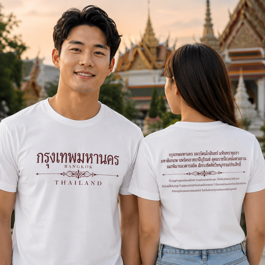 กรุงเทพมหานคร Bangkok Unisex Heavy Cotton Tee