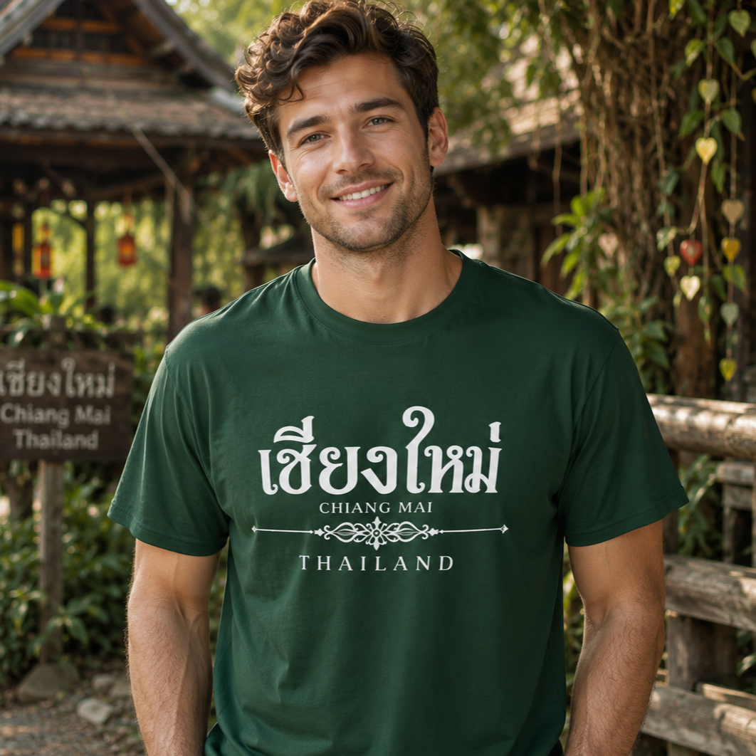 เชียงใหม่ (Chiang Mai) Unisex Heavy Cotton Tee
