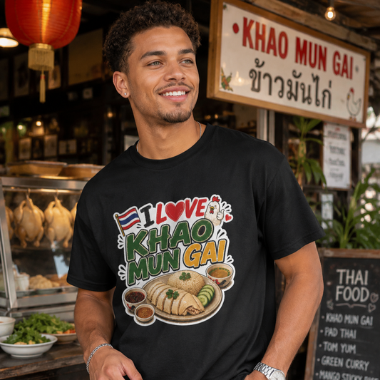 I Love Khao Mun Gai Unisex Tee