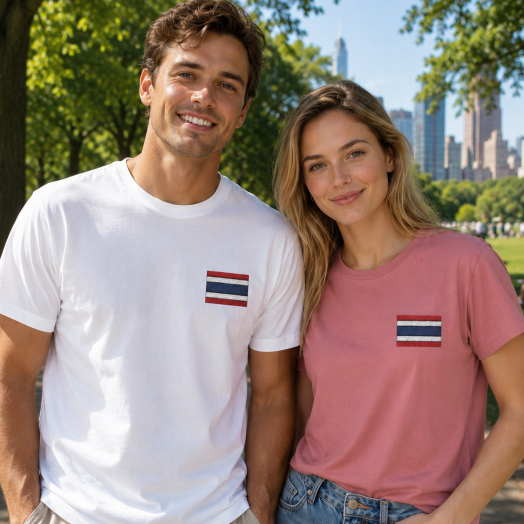 Thailand Flag Tee (Embroidery)