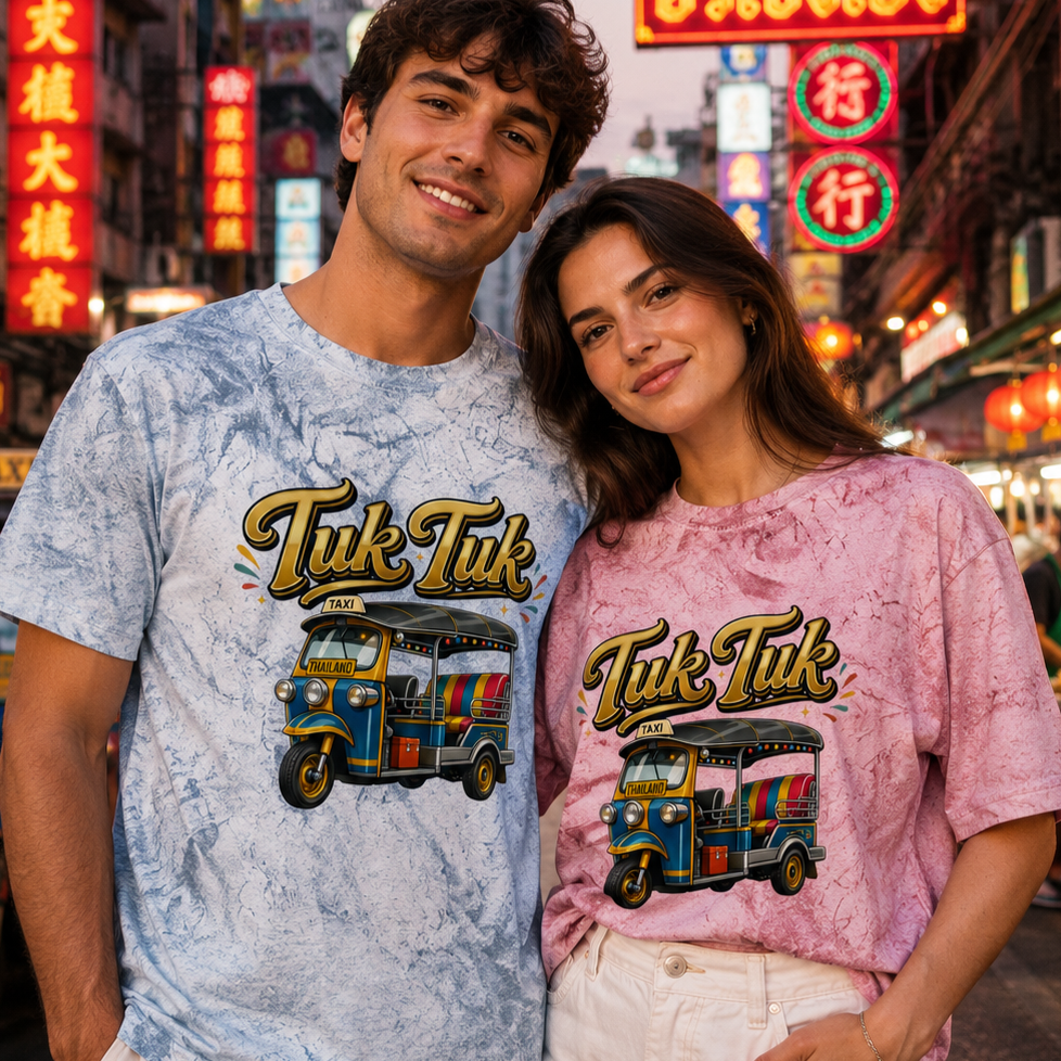 Tuk Tuk ตุ๊กตุ๊ก Unisex Dyed Tee