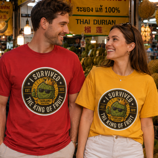 I Survived The King of Fruit Unisex Heavy Cotton Tee