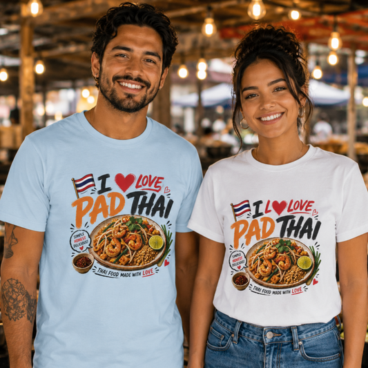 I Love Pad Thai Unisex Heavy Cotton Tee