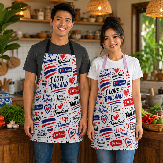 I Love Thailand Apron