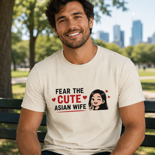 Fear The Cute Asian Wife Softstyle T-Shirt