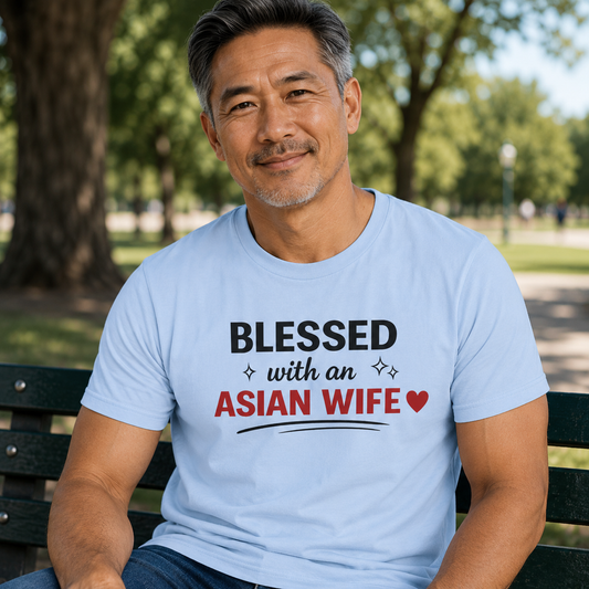 Bless With An Asian Wife Softstyle T-Shirt