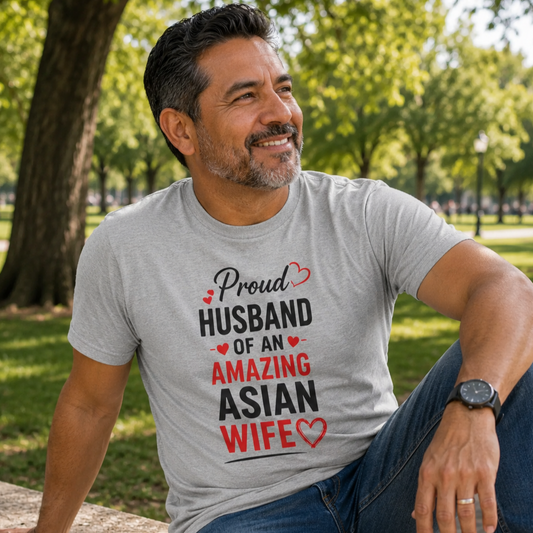 Proud Husband Of An Amazing Asian Wife Softstyle Tee