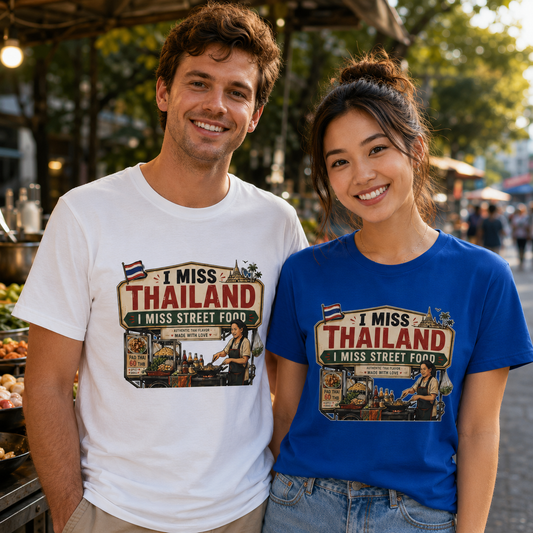 I Miss Thailand I Miss Street Food Unisex SoftStyle Tee