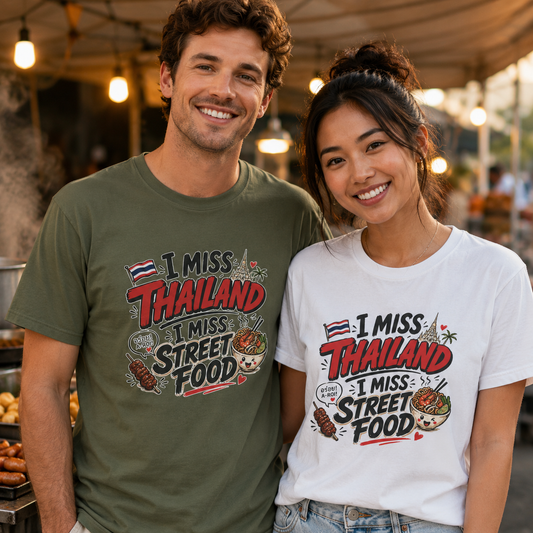 I Miss Thailand I Miss Street Food Unisex SoftStyle Tee