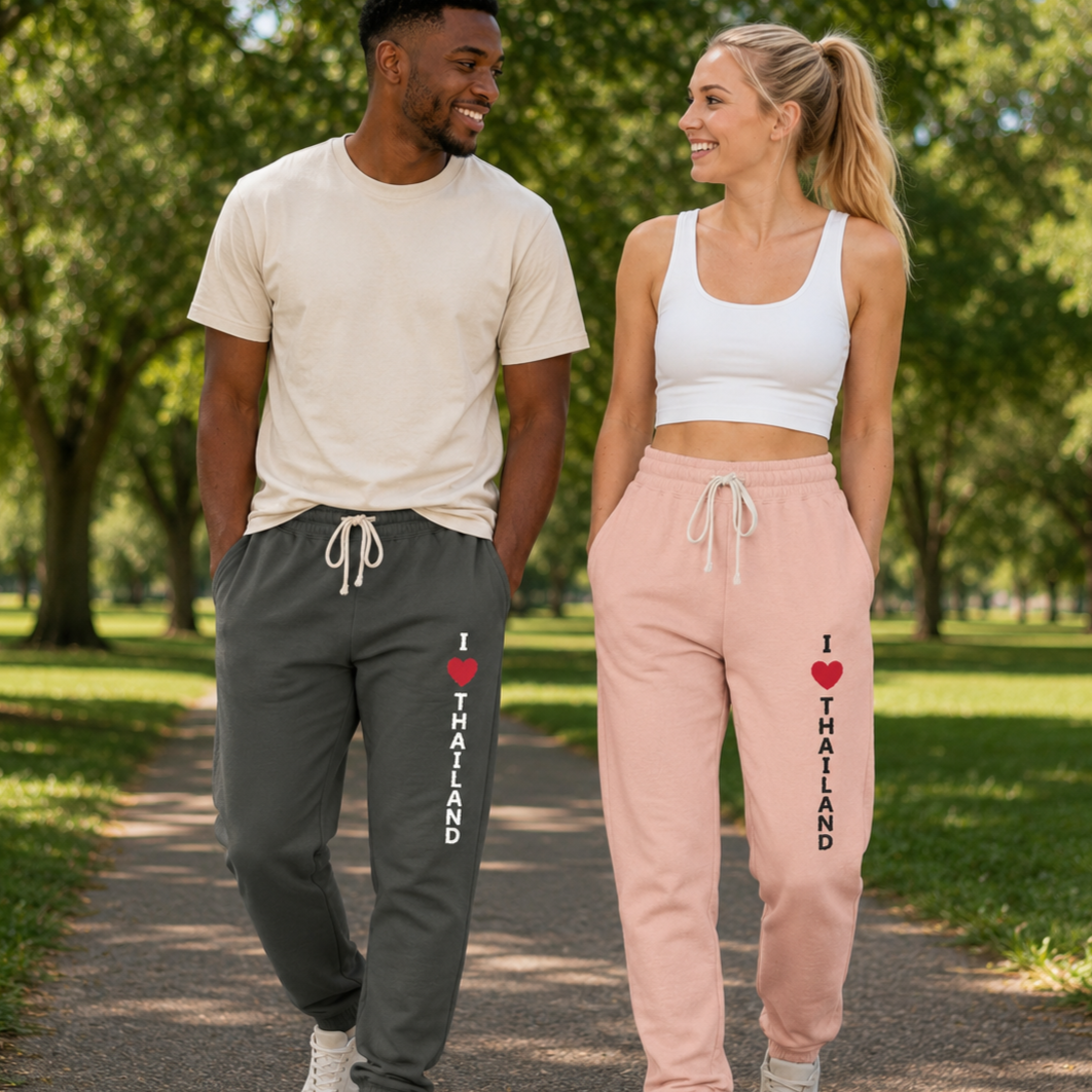 I Heart Thailand Unisex Fleece Sweatpants