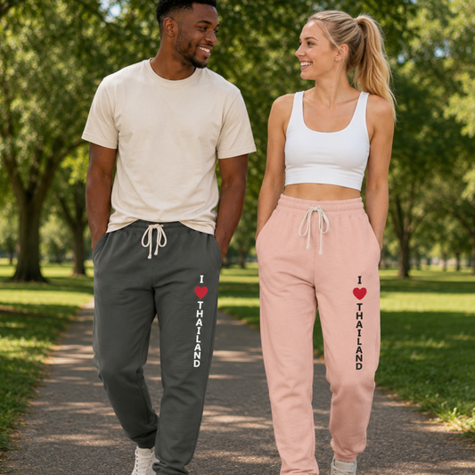 I Heart Thailand Unisex Fleece Sweatpants