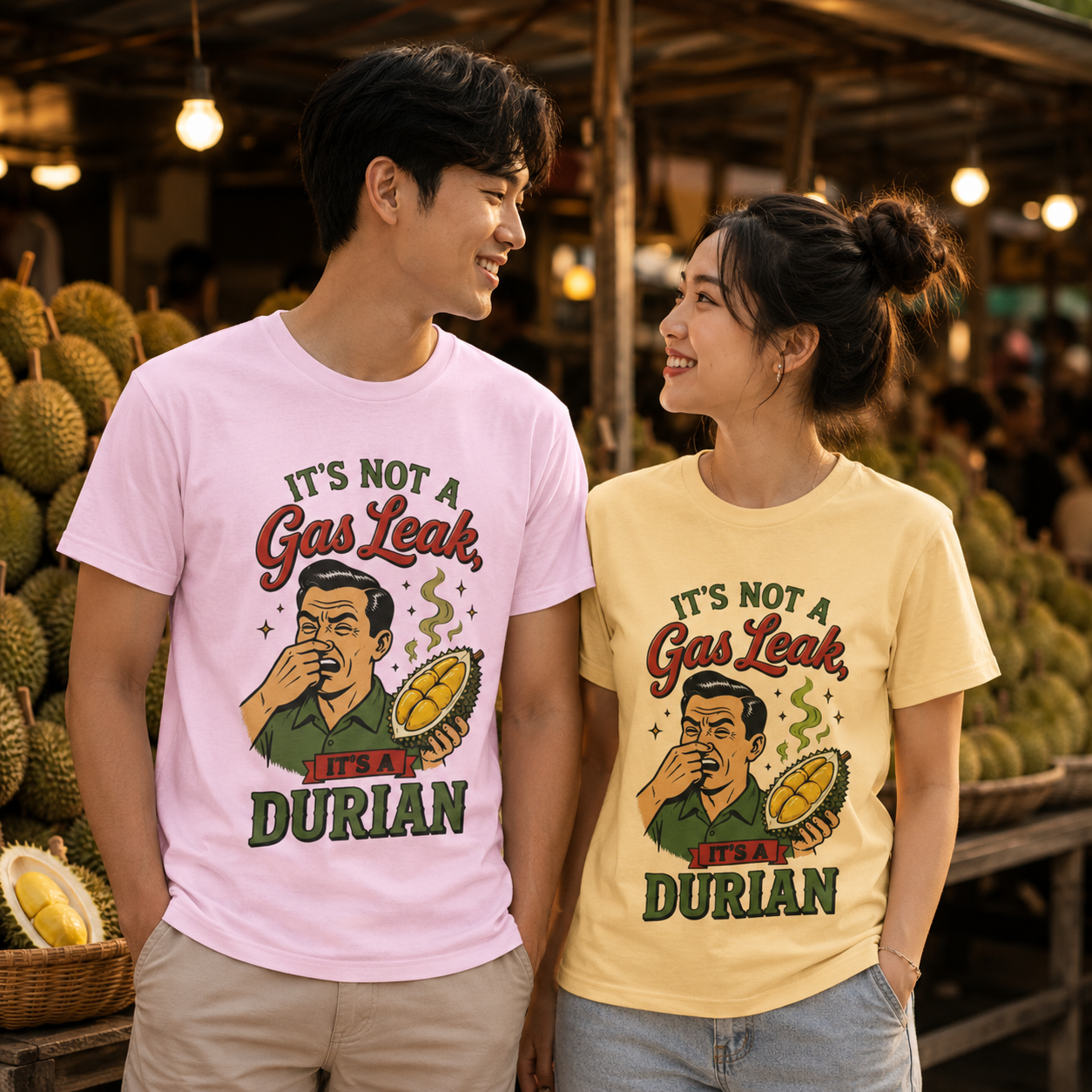 It's Not a Gas Leak, It's a Durian Unisex Heavy Cotton Tee