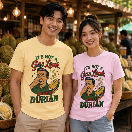 It's Not a Gas Leak, It's a Durian Unisex Heavy Cotton Tee