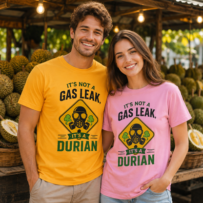 It's Not a Gas Leak, It's a Durian Mask Unisex Heavy Cotton Tee